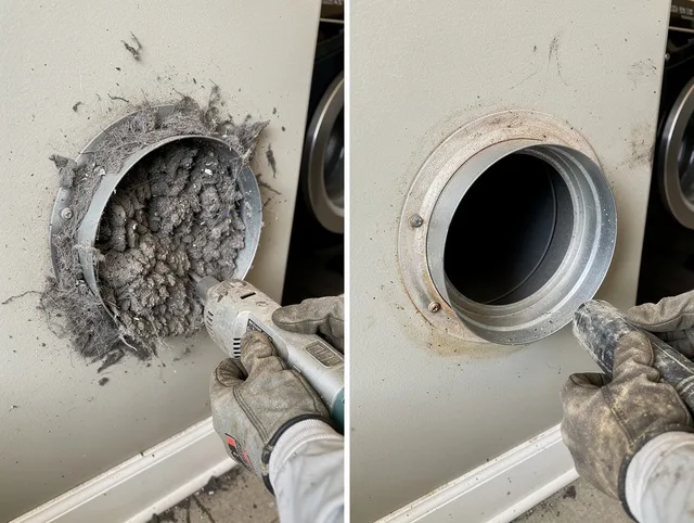 Professional clogged vent cleaning by Vincent Dryer Vent Cleaning in Vincent