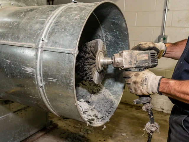 Industrial-grade dryer vent cleaning by Vincent Dryer Vent Cleaning in Vincent