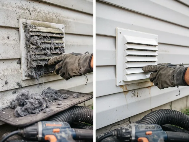 Residential dryer vent cleaning by Vincent Dryer Vent Cleaning in Vincent
